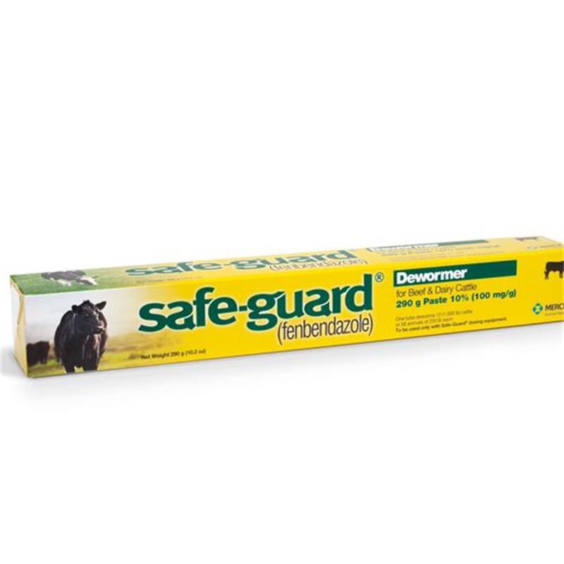 Merck Animal Health Safe-Guard (fenbendazole) Paste 10% for Beef and Dairy Cattle,  290 gm