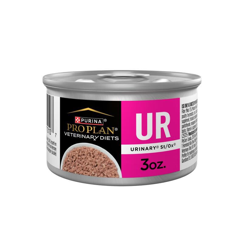 Purina Pro Plan Veterinary Diets UR Urinary St/Ox Wet Cat Food, 24 x 3 oz cans
