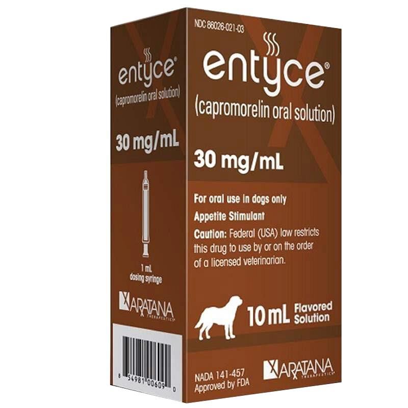 Entyce 30 mg/ml Capromorelin Oral Solution for Dogs