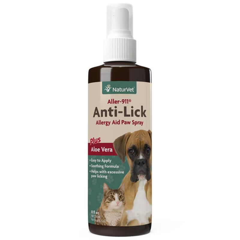 NaturVet Aller-911 Anti-Lick Paw, 8 oz Spray