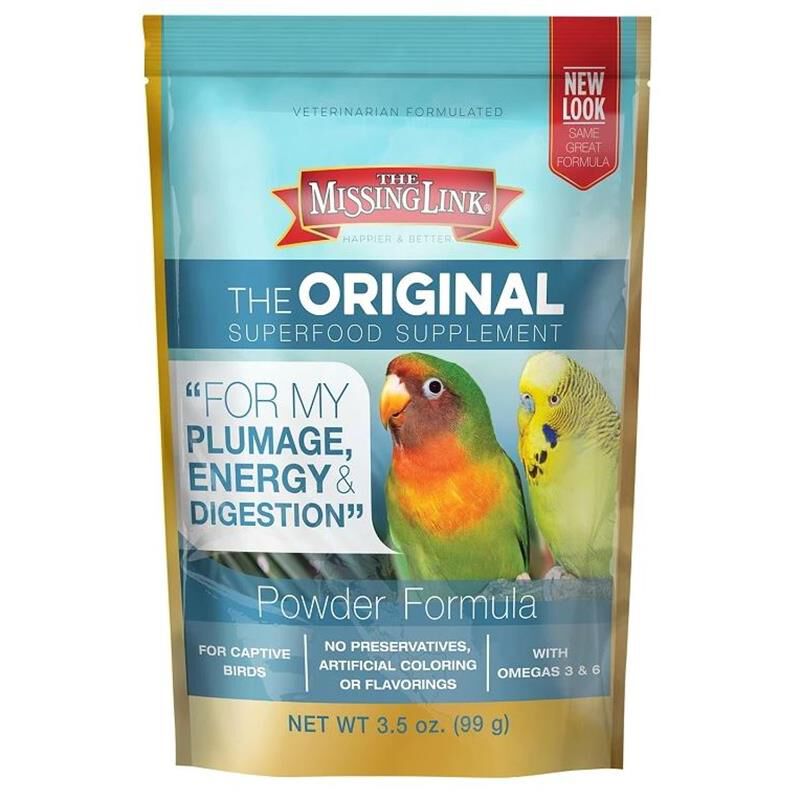 The Missing Link Original Ultimate Avian Powder Supplement, 3.5 oz.
