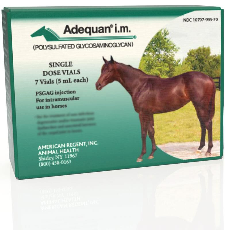 Adequan Equine I.M. for Horses 500mg/5ml 7 x 5ml Vials
