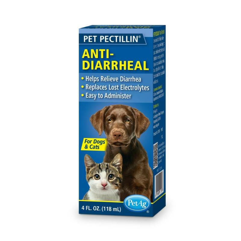 PetAG Pet Pectillin Anti-Diarrheal Medication for Dogs & Cats, 4 oz