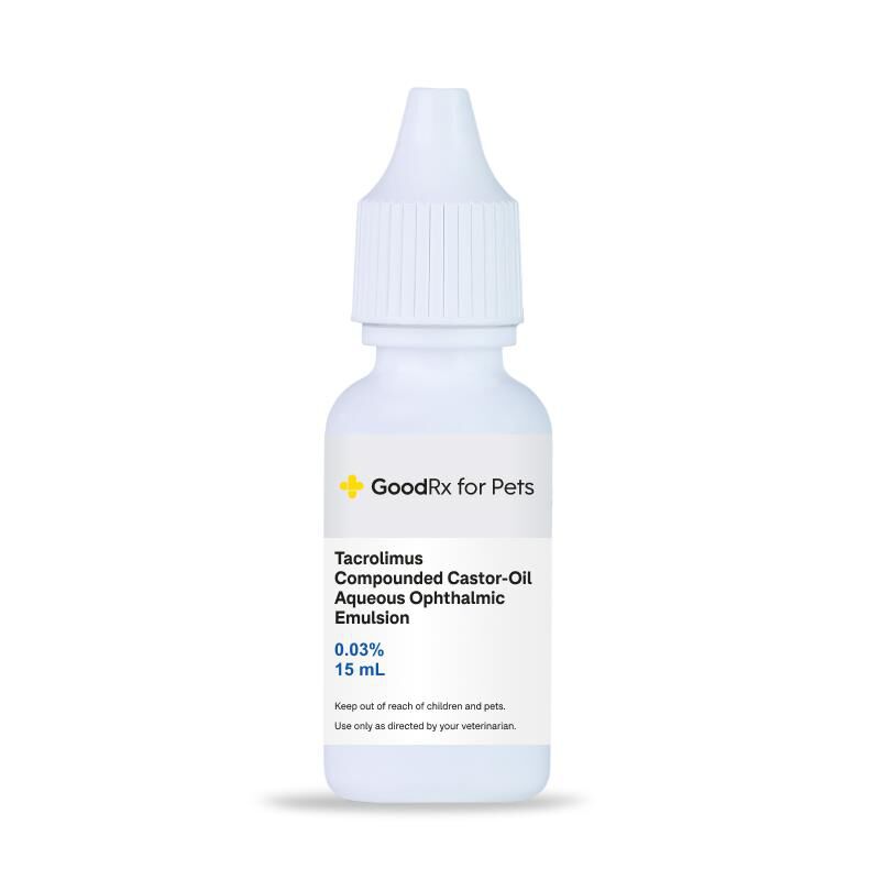 Tacrolimus Compounded Castor-Oil Aqueous Ophthalmic Emulsion, 0.03%, 15 mL