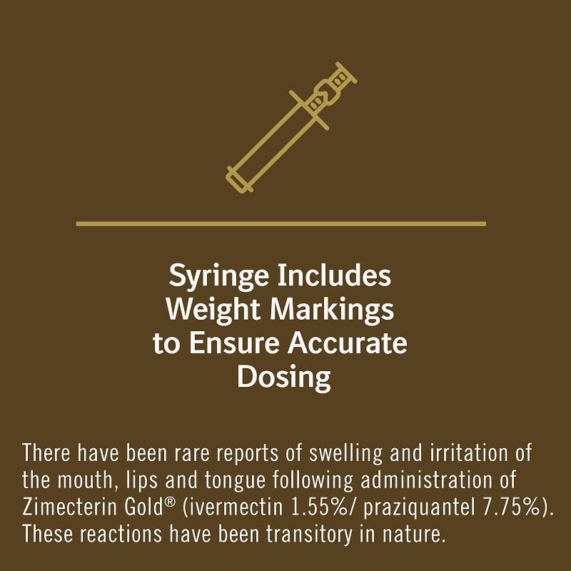 Merial Zimecterin Gold for Horses with Worms, 0.26 ounce