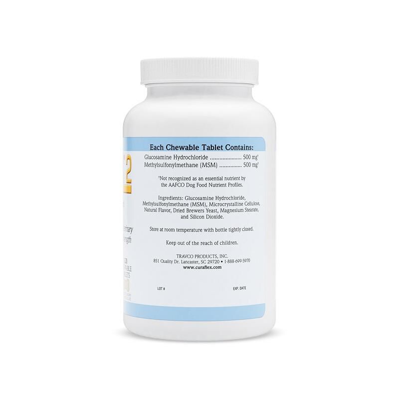 Curaflex 2 Bonelets Joint Health Supplement for Dogs, 120 Chewable Tablets