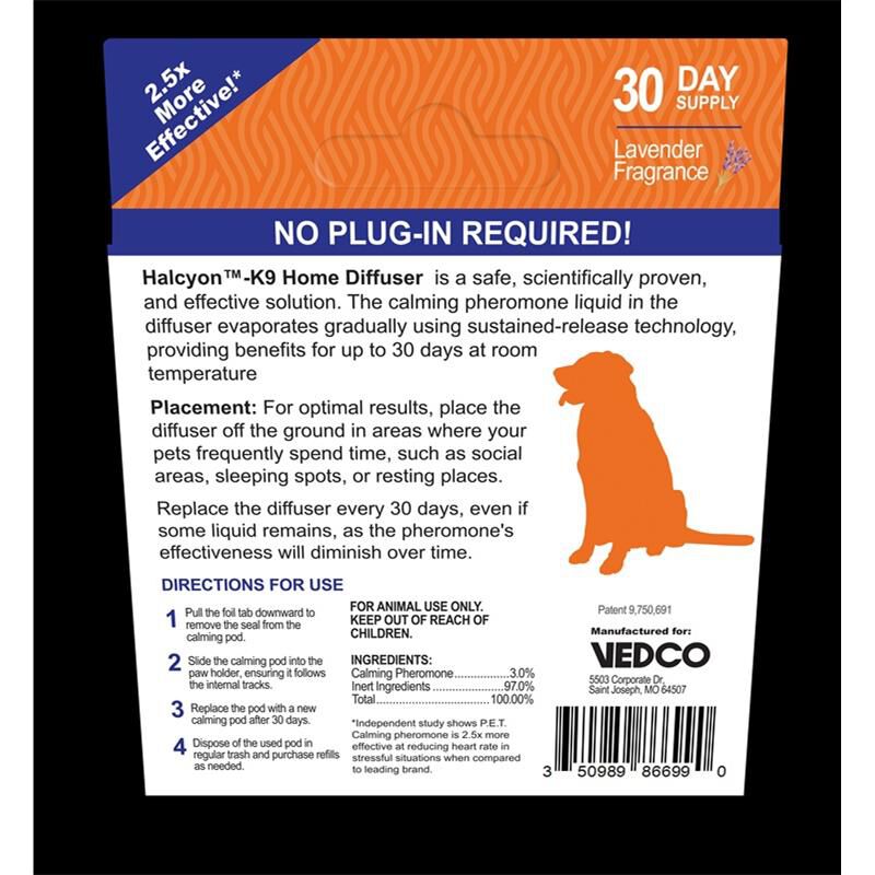 HALCYON-K9 Calming Home Diffuser Starter Kit for Dogs, 1 pack