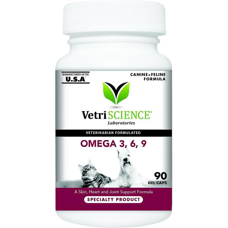 VetriScience Healthy Skin Omega 3, 6, 9, 90 Ct.