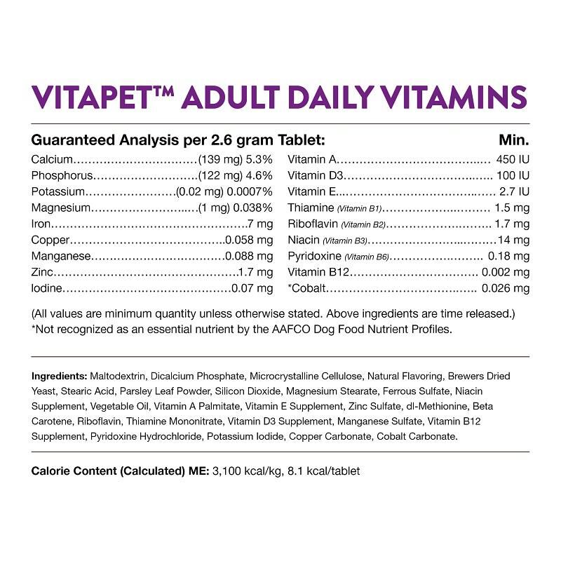 NaturVet VitaPet Adult, 365 Tabs