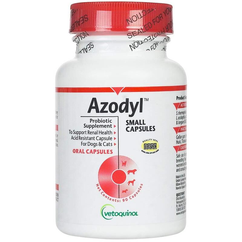Vetoquinol Azodyl Small Caps for Cats and Dogs, 90 Count