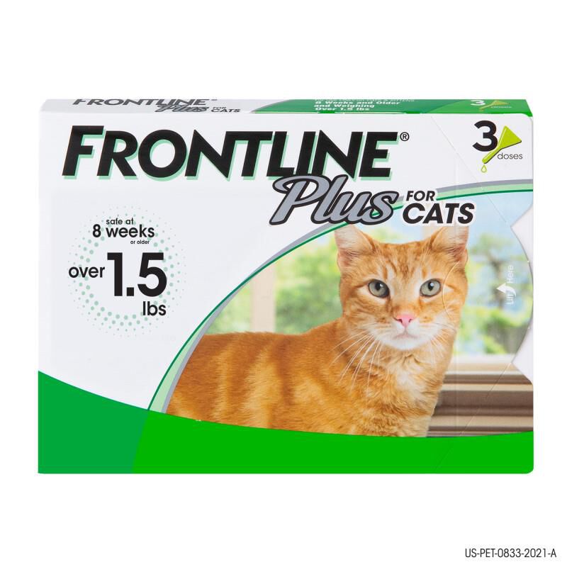 Frontline Plus for Cats 3 Month Supply
