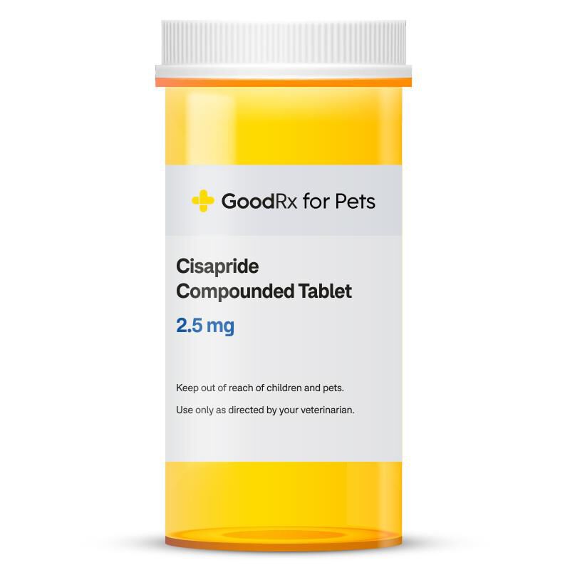 Cisapride Compounded Tiny Tablet, 2.5 mg