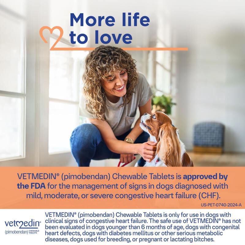 Vetmedin Chewable Tablets 2.5 mg, 50 Ct.
