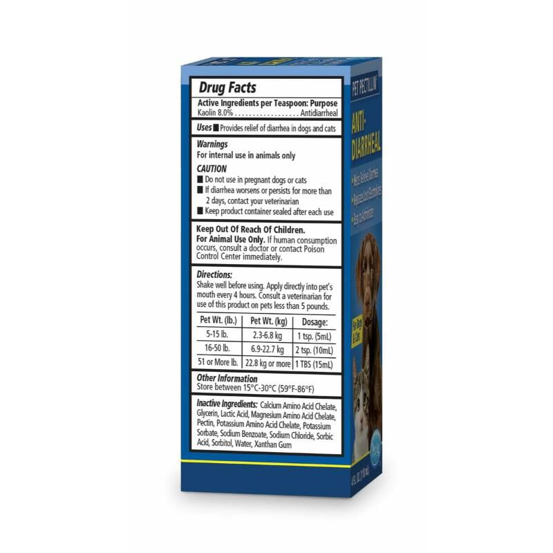 PetAG Pet Pectillin Anti-Diarrheal Medication for Dogs & Cats, 4 oz