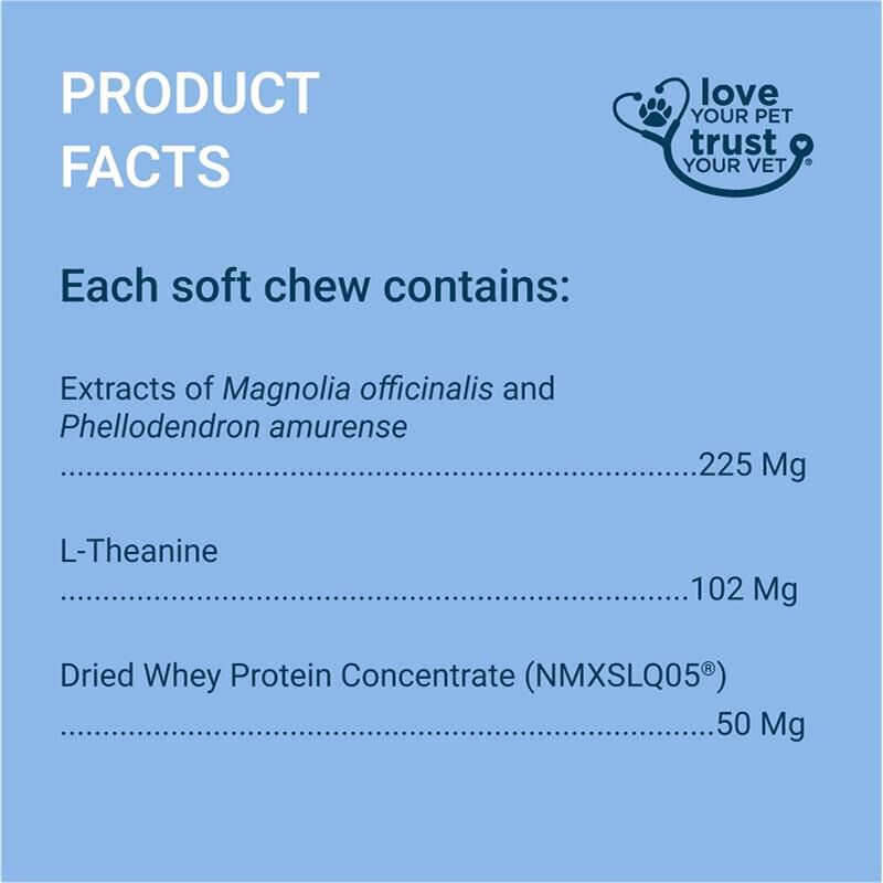 Solliquin Behavioral Health Supplement for Large Dogs, 75 Soft Chews