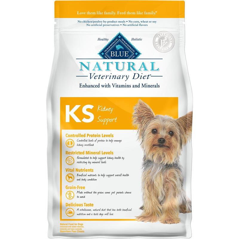 Blue Buffalo Natural Veterinary Diet KS Kidney Support Dry Dog Food
