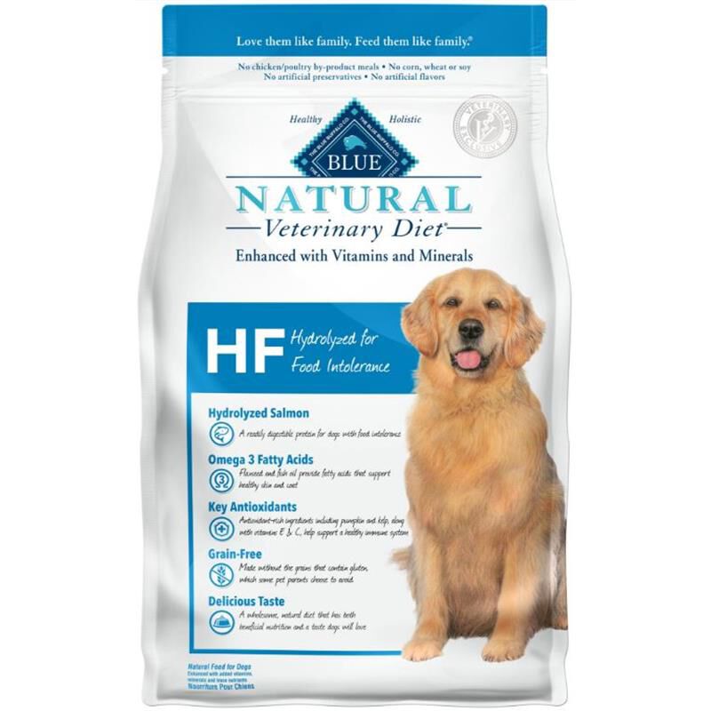 Blue Buffalo Natural Veterinary Diet HF Hydrolyzed for Food Intolerance Dry Dog Food