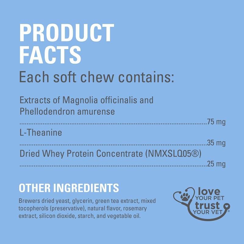 Solliquin Behavioral Health Supplement for Small to Medium Dogs and Large Cats, 75 Soft Chews