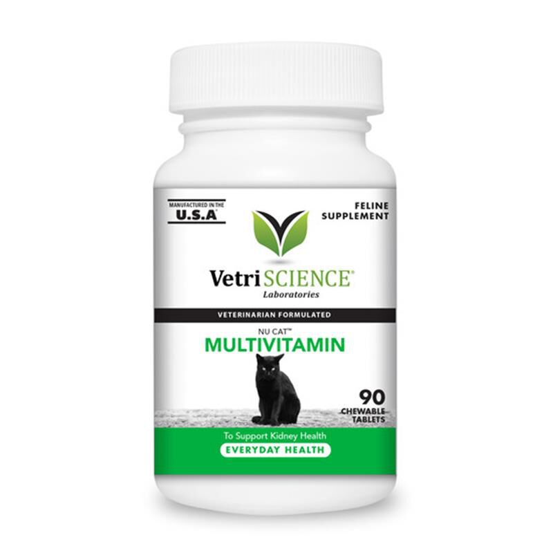 VetriScience NU CAT Multivitamin, 90 Chewable Tabs