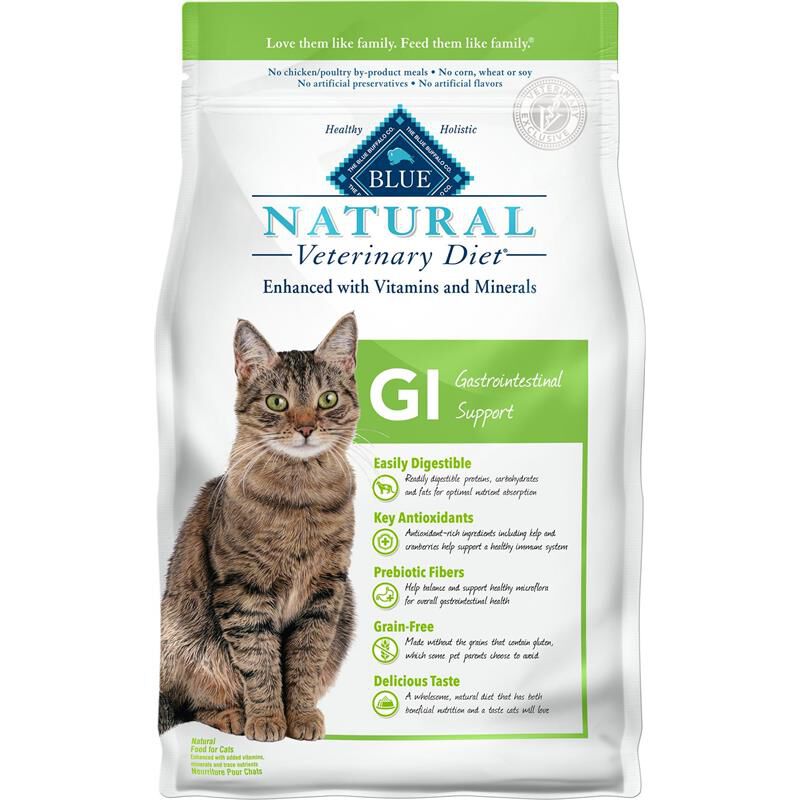 Blue Buffalo Natural Veterinary Diet GI Gastrointestinal Support Cat Food