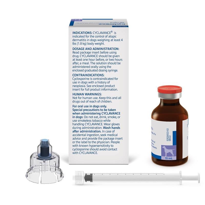 Cyclavance (Cyclosporine Oral Solution) 100 mg/ml for Dogs