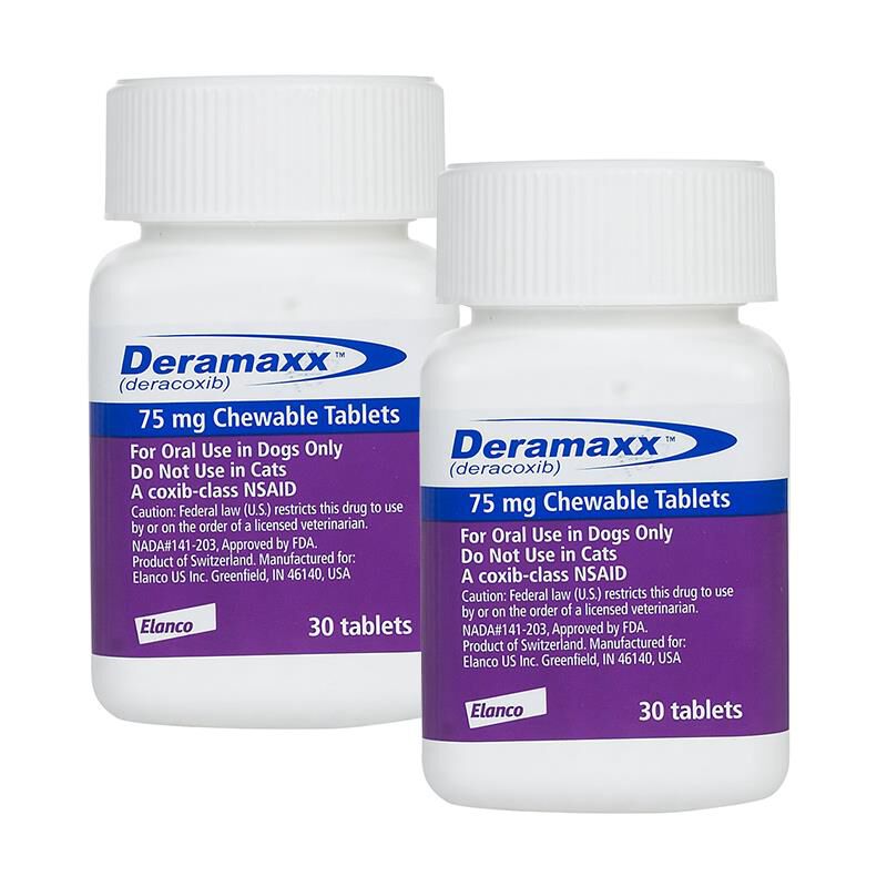 Deramaxx Chewable Tablets for Dogs 75 mg, 60 Ct.
