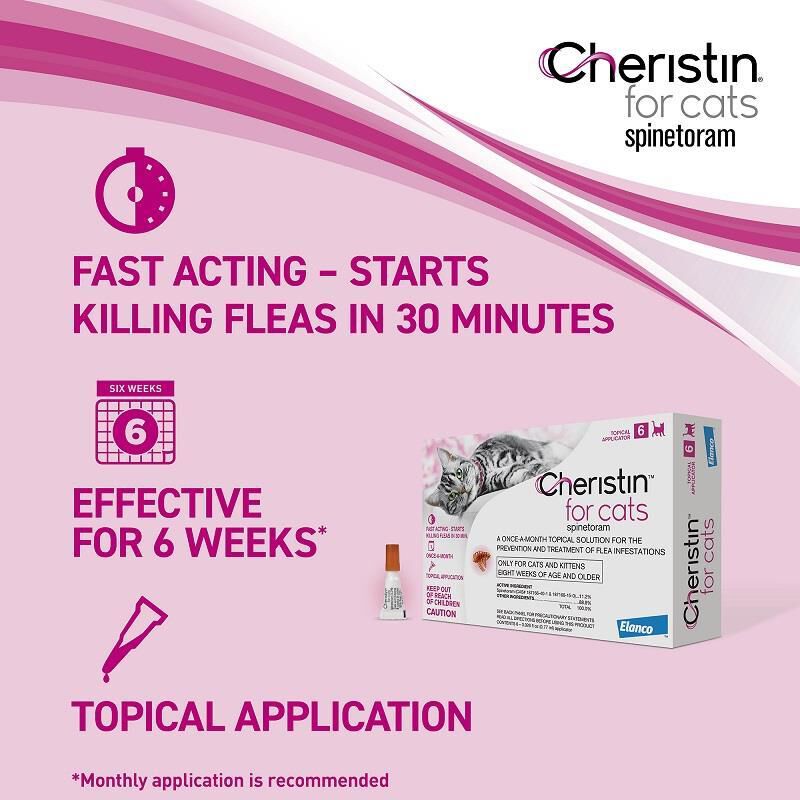 Elanco Animal Health Cheristin for Cats for Fleas