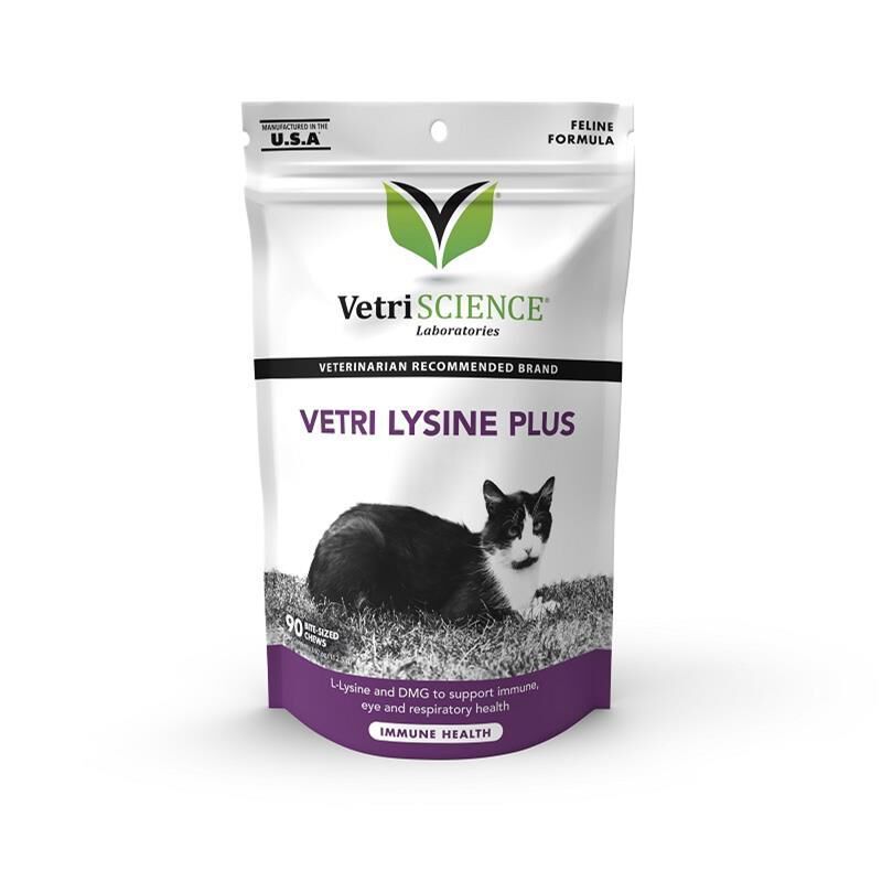 VetriScience Immunity Health Vetri Lysine Plus Feline, 90 Chews