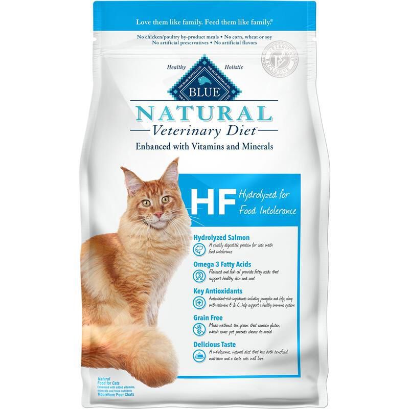 Blue Buffalo Natural Veterinary Diet HF Hydrolyzed for Food Intolerance Cat Food