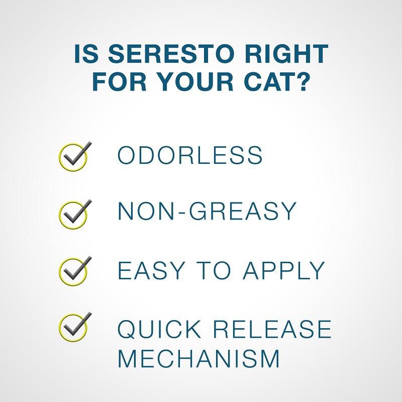 Seresto Flea and Tick Prevention Collar for Cats, 8 month flea and tick prevention