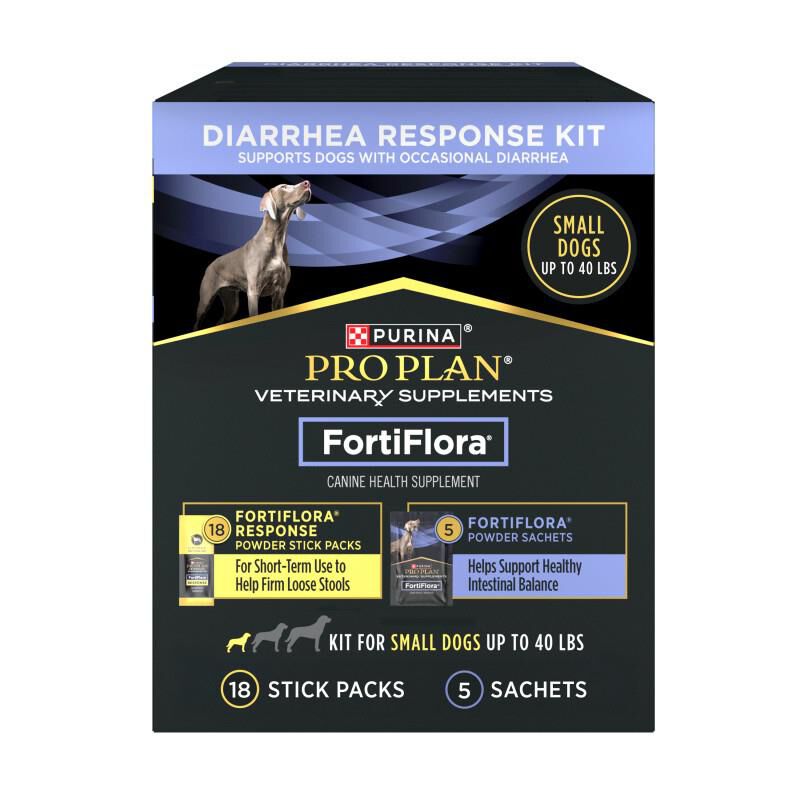 Purina Pro Plan Veterinary Supplements FortiFlora 2-Stage Diarrhea Response Kit for Dog Digestive Health