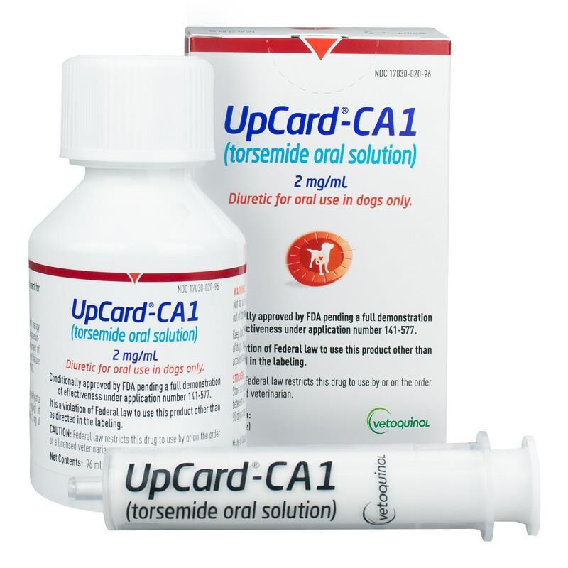 UpCard-CA1 (torsemide oral solution) for Dogs 2mg/ml, 96 ml