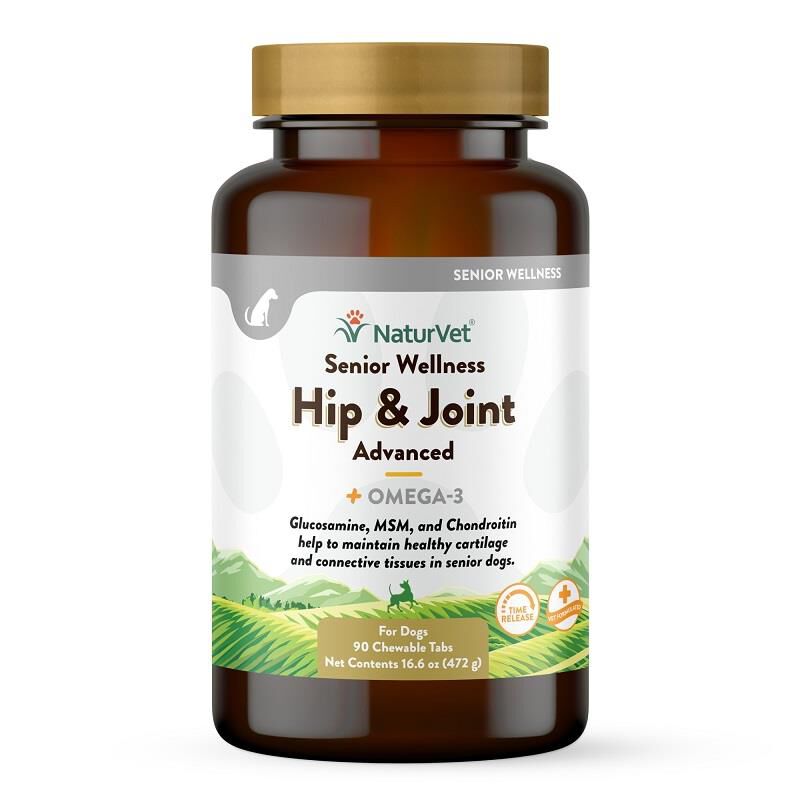 NaturVet Senior Hip & Joint Advanced Formula, 90 Tabs