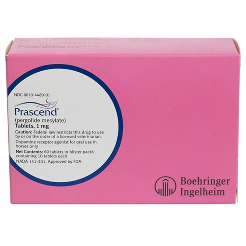Prascend (pergolide tablets) for Horses 1 mg